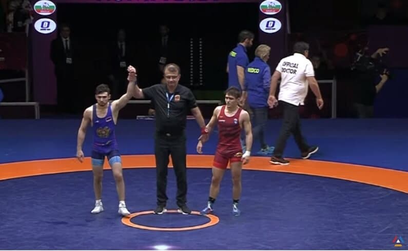 Wrestling Championship - Arsen Harutyunyan won a bronze medal