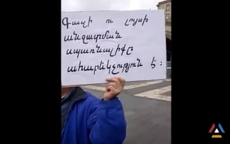 Protest in Yerevan for public services