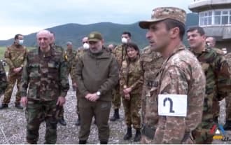 Н. Пашинян в Арцахе посетил  воинские части и позиции