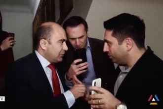 Marukyan and Alain Simonyan quarreled in the NA corridor