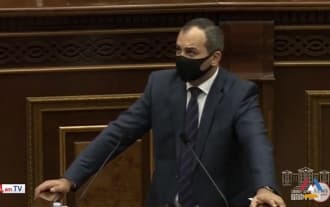 Armenia prosecutor general is addressing National Assembly