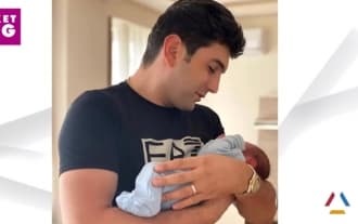 The first child of Mihran Tsarukyan and Arpi Gabrielyan was born