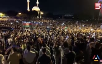 In Azerbaijan from 10,000 demonstrators only 150 people expressed a desire to go to war