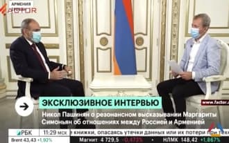 N. Pashinyan's long-awaited interview for RBC on the Armenian-Azerbaijani issue