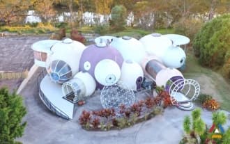 Legendary bubble house reopened in Australia