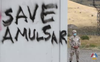 Amulsar gold mine guards have beat people on watch there. Shirak Bunatian