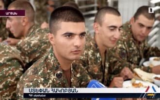 The quality of food in the military units of Armenia has changed by 95%.