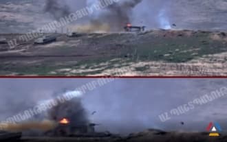 Video 29.09. How Armenians crush Azerbaijan's Military equipment