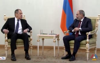 Встреча премьер-министра Никола Пашиняна и Сергея Лаврова