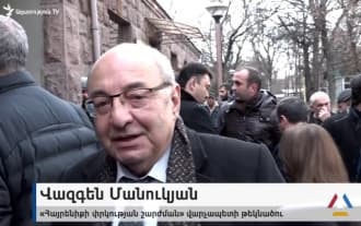 Vazgen Manukyan does not regret calling citizens «Homeless»