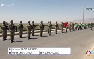 Azerbaijan and Turkey hold military exercises on the border with Armenia
