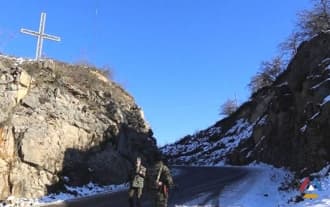 Azerbaijani soldiers Firing Near Syunik Villages