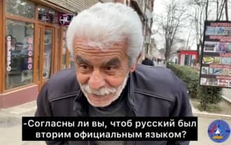 What do the residents of Artsakh think about the plans to make Russian the second official language?
