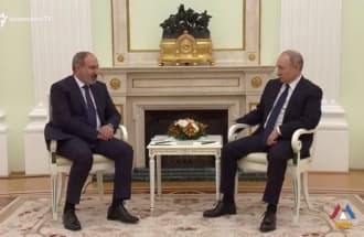 Встреча Никола Пашиняна и Владимира Путина в Москве