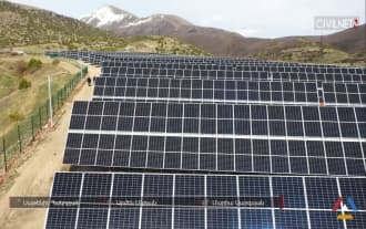 The largest solar station with a capacity of 5787 kW was built in Armenia
