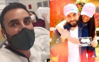 The child of Hrach Muradyan is born. video from the hospital