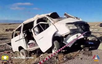 Tragic accident on the Yerevan-Gyumri highway: 5 dead and 12 injured: VIDEO