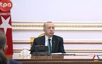 Erdogan fell asleep during the press conference