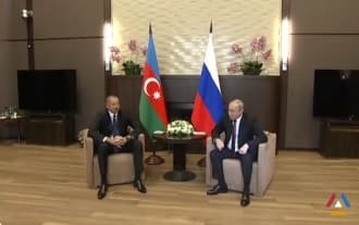 Встреча Путина и Алиева в Сочи