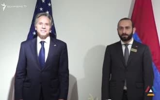 US Secretary of held separate meetings with the Armenian and Azerbaijani foreign ministers
