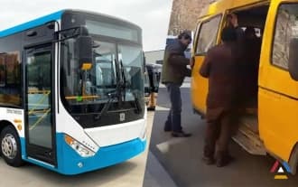 When will 211 new buses be used in Yerevan