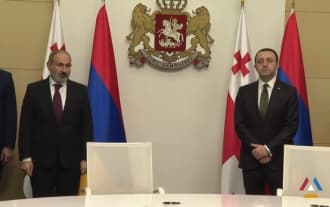 Armenia - Georgia premiers discuss developments in South Caucasus