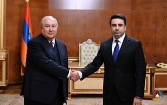 Alen Simonyan temporarily assumed the duties of President