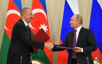 После переговоров Путин и Алиев подписали Декларацию о союзническом взаимодействии