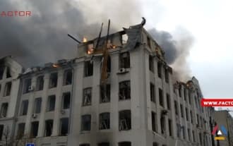 Exclusive video from Kharkov after the bombing of the Russian armed forces