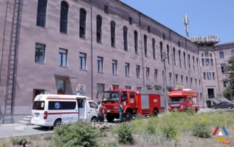 Collapse on Arshakunyats Avenue in Yerevan, there are victims