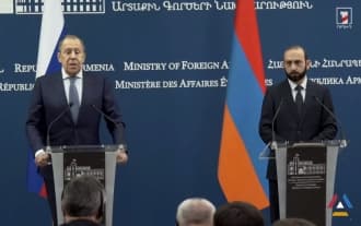 Press conference of Ararat Mirzoyan and Sergey Lavrov