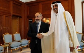 ՀՀ վարչապետը հանդիպել է Կատարի էմիր, շեյխ Թամիմ Բին Համադ Ալ Թանիի հետ