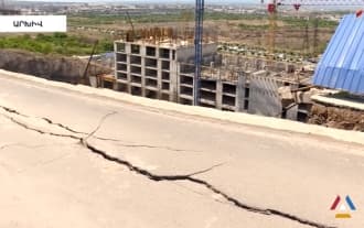 Цицернакабердское шоссе в Ереване уже открыто