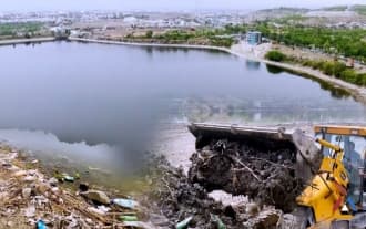 For the first time in 40 years, the Yerevan lake was cleared of garbage