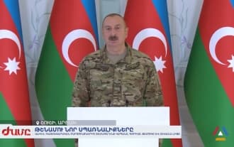 Aliyev again threatened Armenia and demanded the withdrawal of Russian peacekeepers