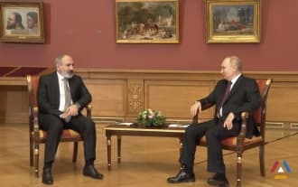 В Санкт-Петербурге состоялась встреча Пашиняна и Путина