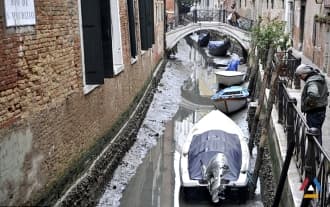 Venice's canals are running dry
