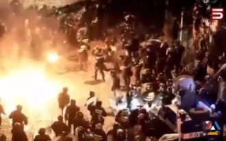 Violent protests in Georgia