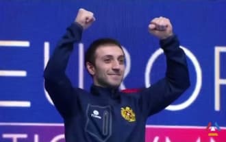 Artur Davtyan became European champion in artistic gymnastics in Turkey