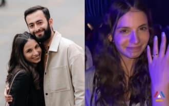 Hovhannes Ghazaryan and Evelina Shagiryan got engaged