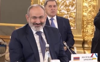 Nikol Pashinyan arrives in Grand Kremlin Palace to attend SEEC meetings