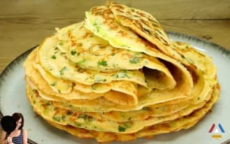 What to cook today? - Pancake with 1 zucchini and 1 potato