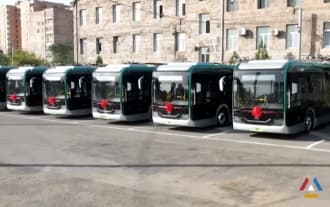 В Ереване уже на маршрут вышли 15 новых и современных троллейбусов
