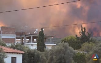 Forest fire in Turkey, Antalya