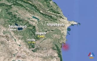Earthquake with magnitude of 6.0 was recorded in Azerbaijan