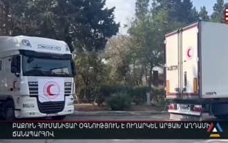 Baku sends humanitarian aid to Artsakh via Aghdam