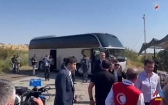 Foreign diplomats visit Aghdam-Askeran road